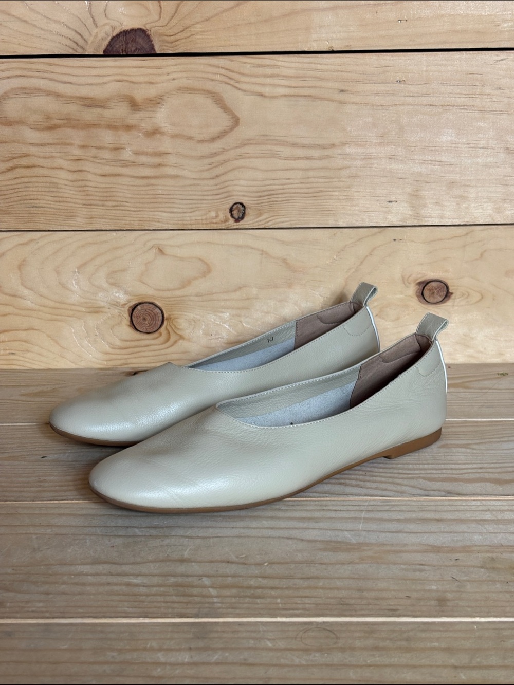 Everlane day glove leather flats size 10